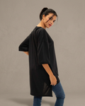 Amel – Oversized Mid-Sleeve T-Shirt, Modest Loose Fit