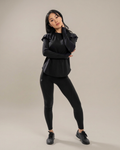 Rubya – Ruffle Shoulder Workout Top with Cooling Mesh Back