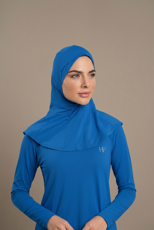 Techno Blue - Fatima blue close-up