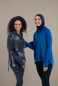 Hajar – Oversized Collar Loose Shirt, Lightweight Modest Top