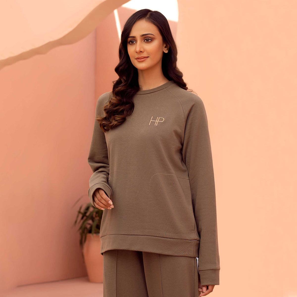 Long Sleeves Terry Top - Lana