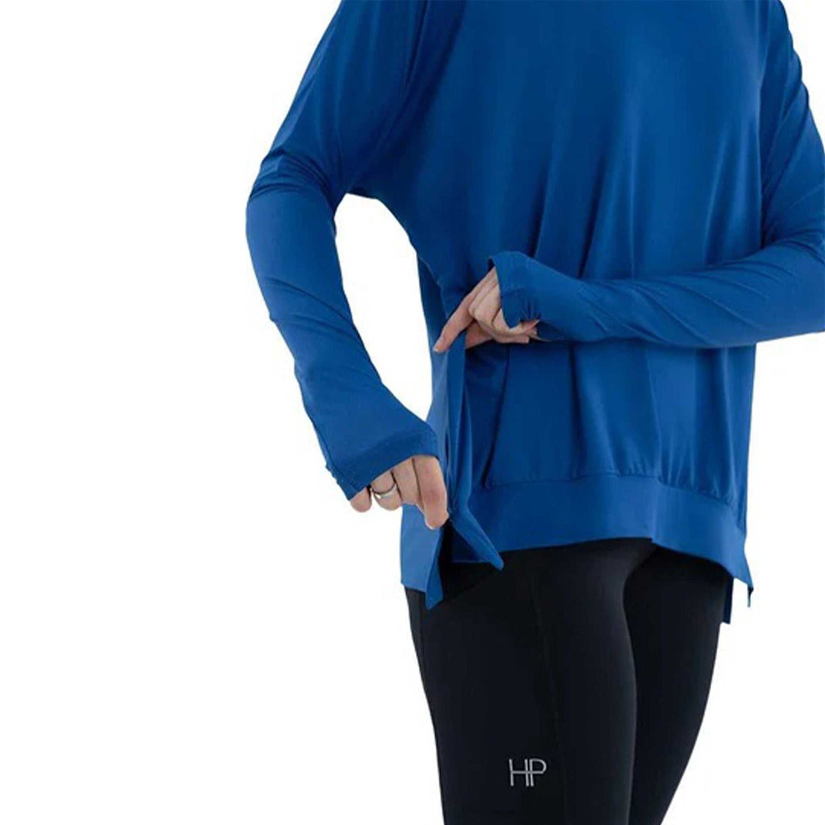 Oversized Collar Loose Top in Lightweight fabric - Hajar