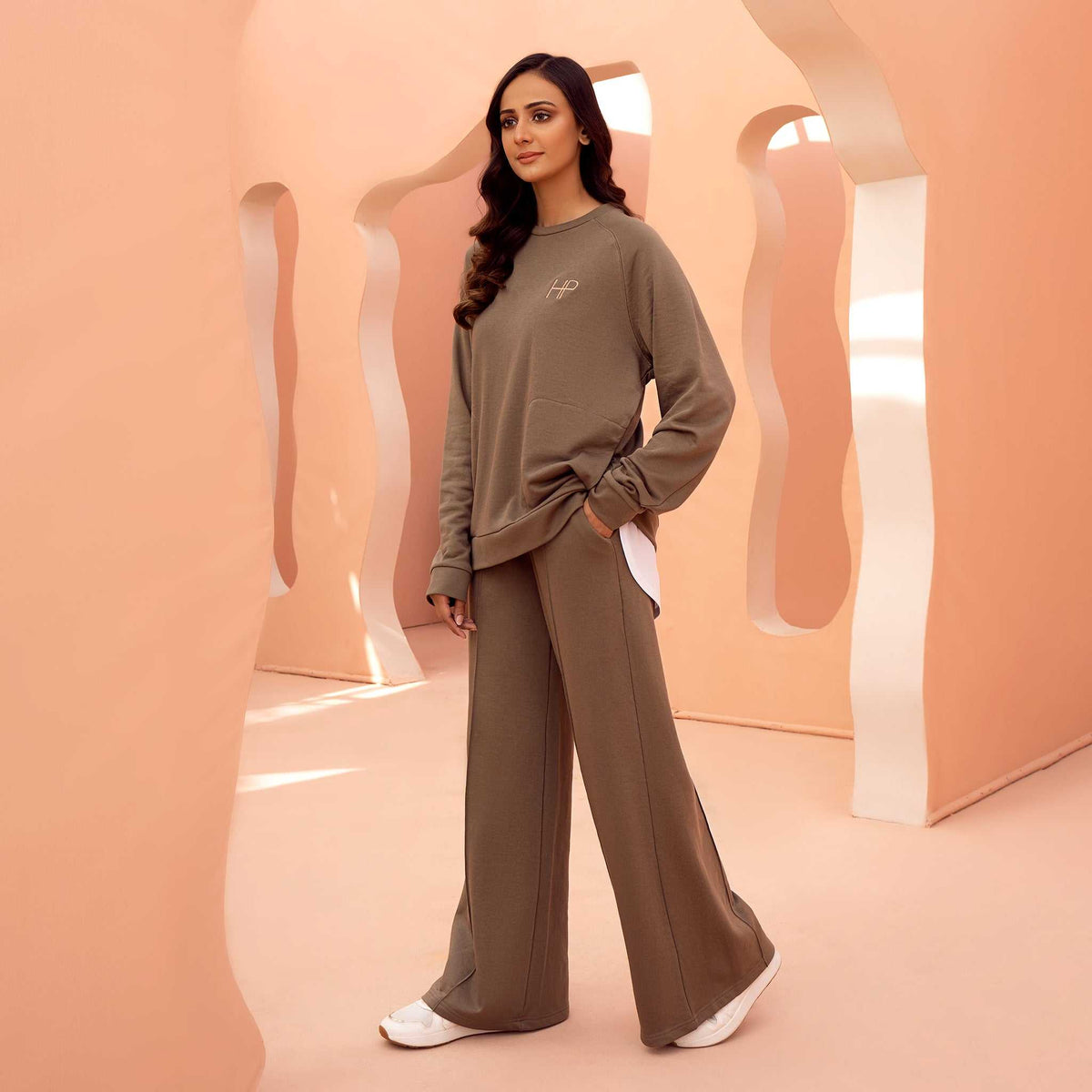 Long Sleeves Terry Top - Lana