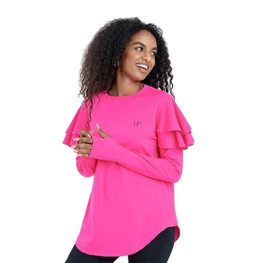 Hot Pink versatile modest top
