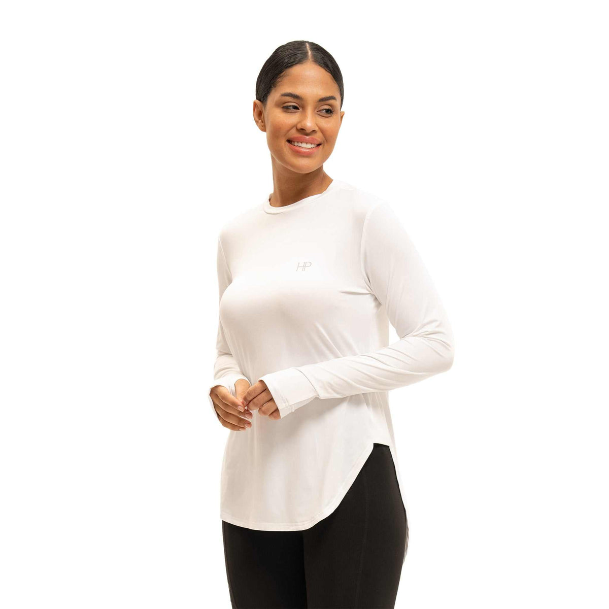 Classic Long Top in Lightweight fabric - Hind