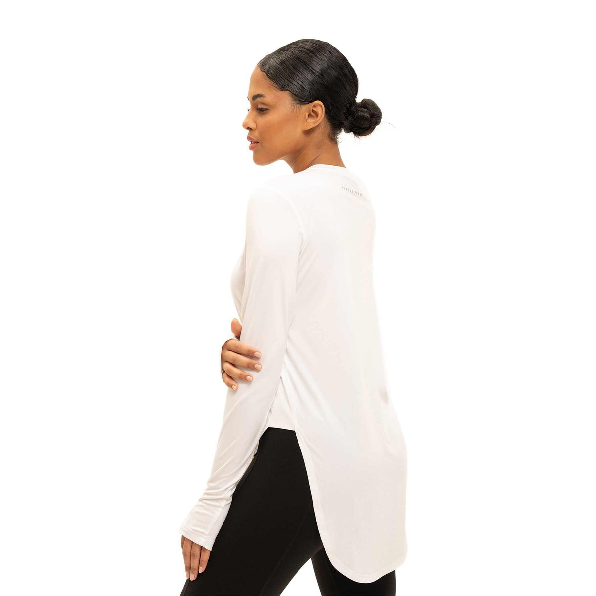 Classic Long Top in Lightweight fabric - Hind