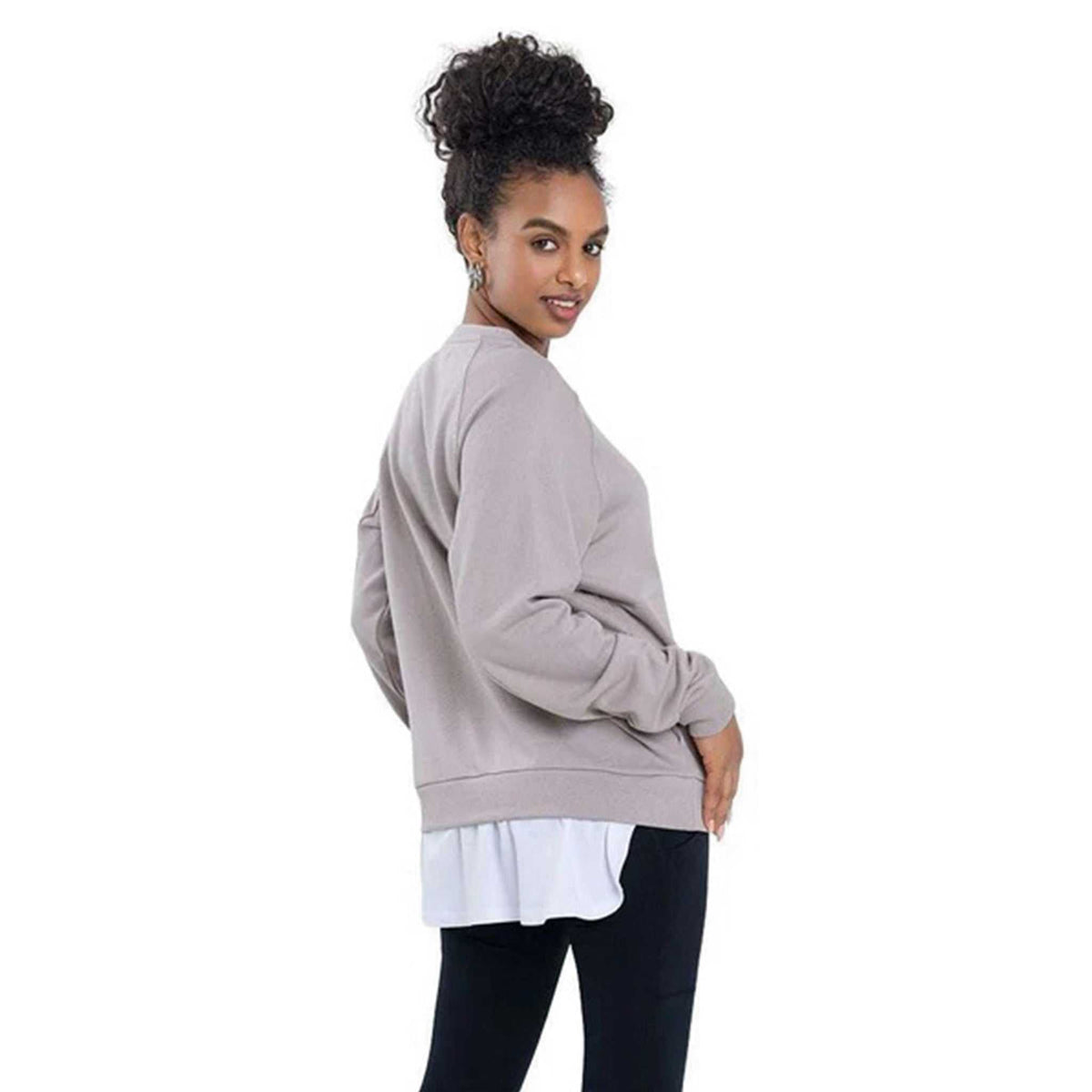Long Sleeves Terry Top - Lana