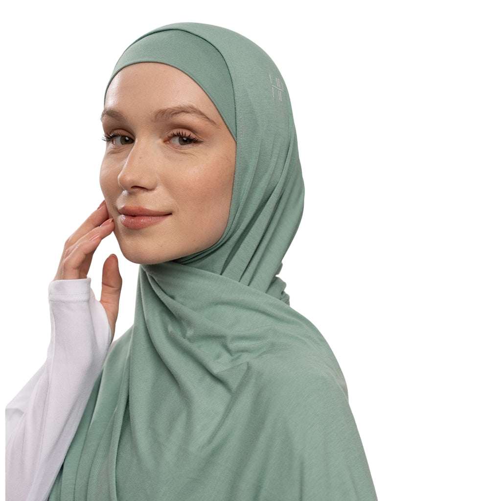 خديجة – حجاب جيرسي جاهز بدون دبابيس، حجاب رياضي