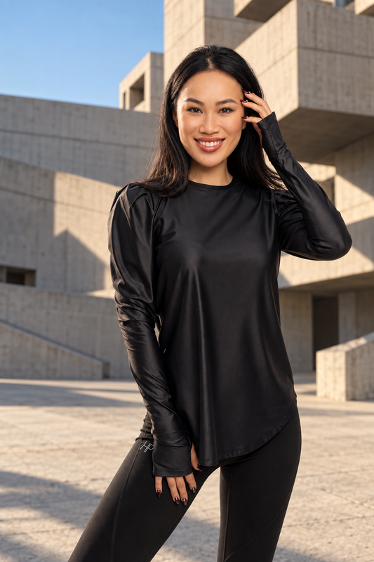 Long Sleeves with Puffed Shoulders - Yara