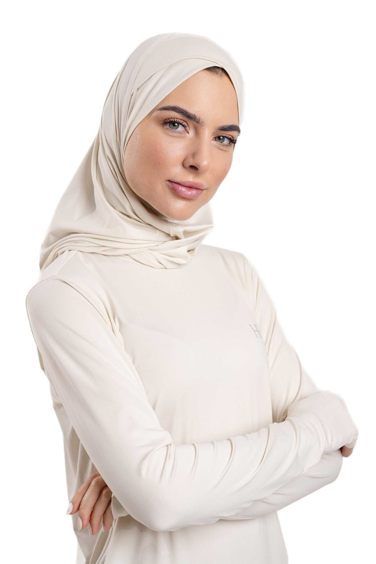 Noha – Criss-Cross Sport Hijab with Double-Loop Secure Fit