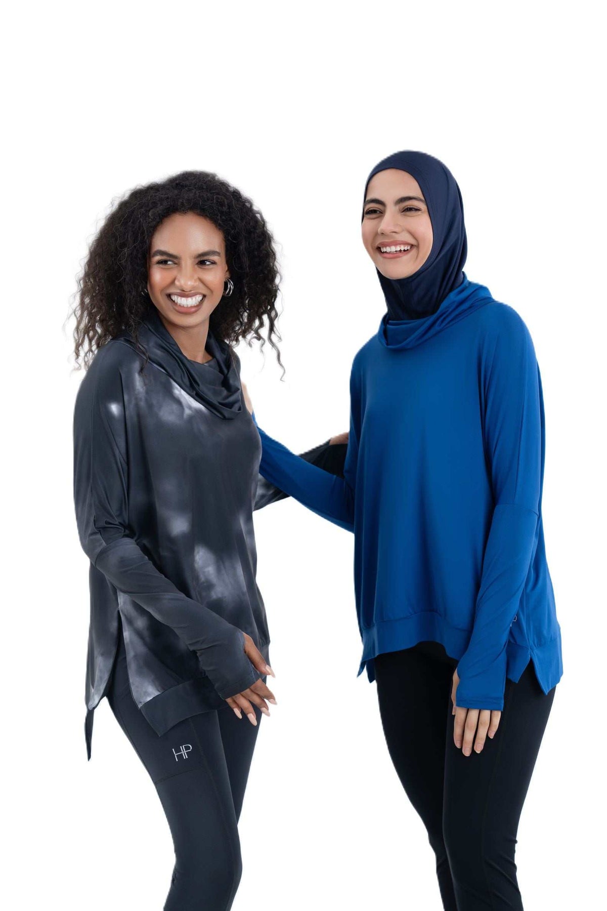 Oversized Collar Loose Top in Lightweight fabric - Hajar