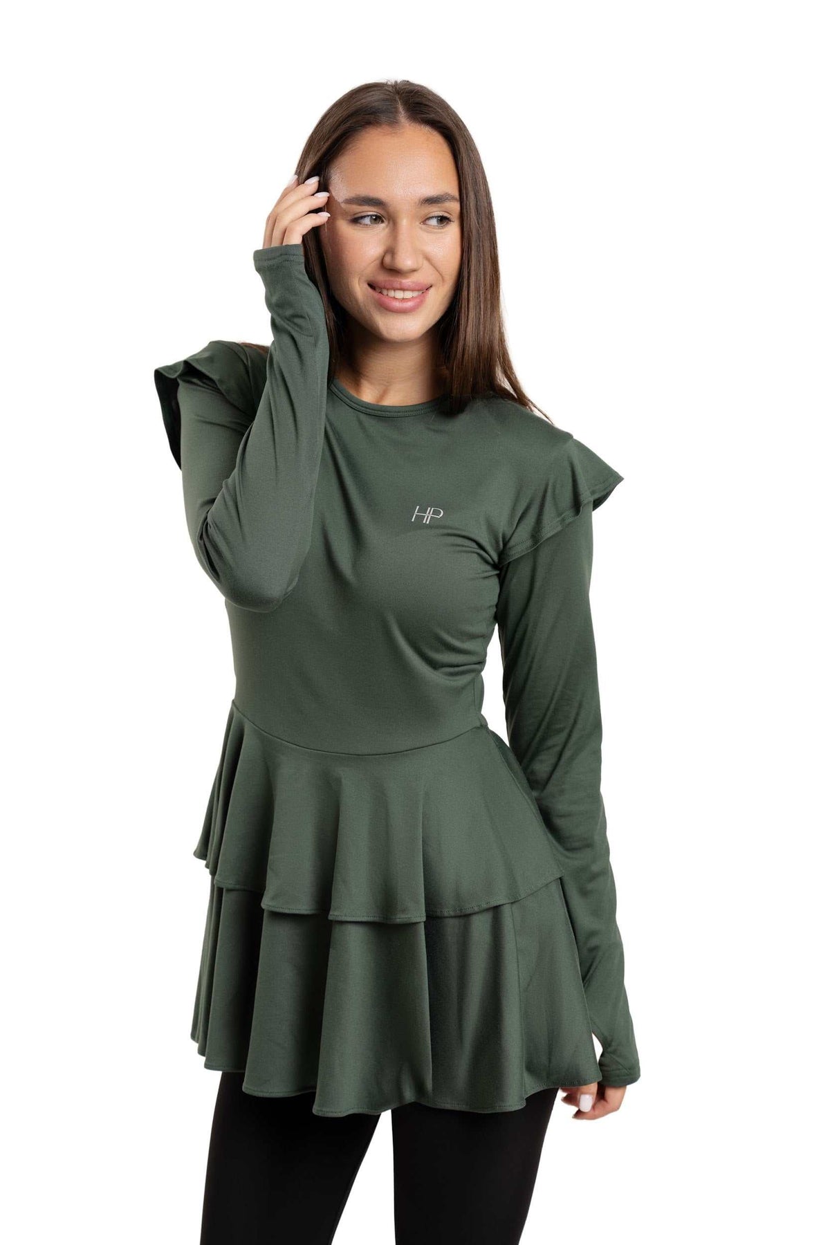 Double Skirt Long Top - Ayana