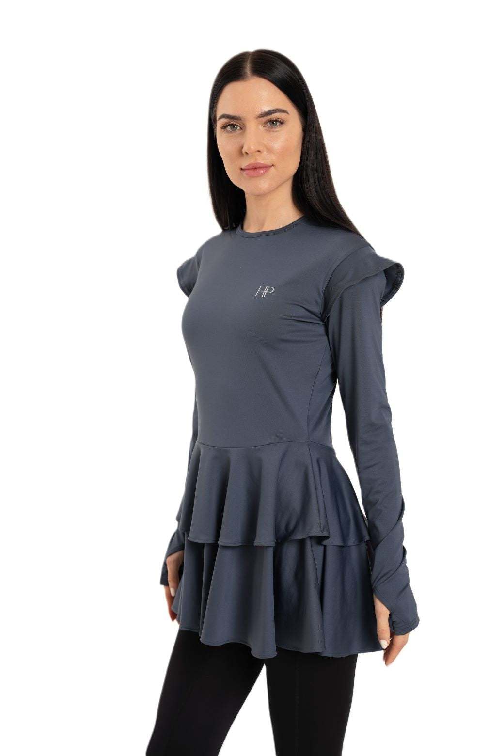 Double Skirt Long Top - Ayana