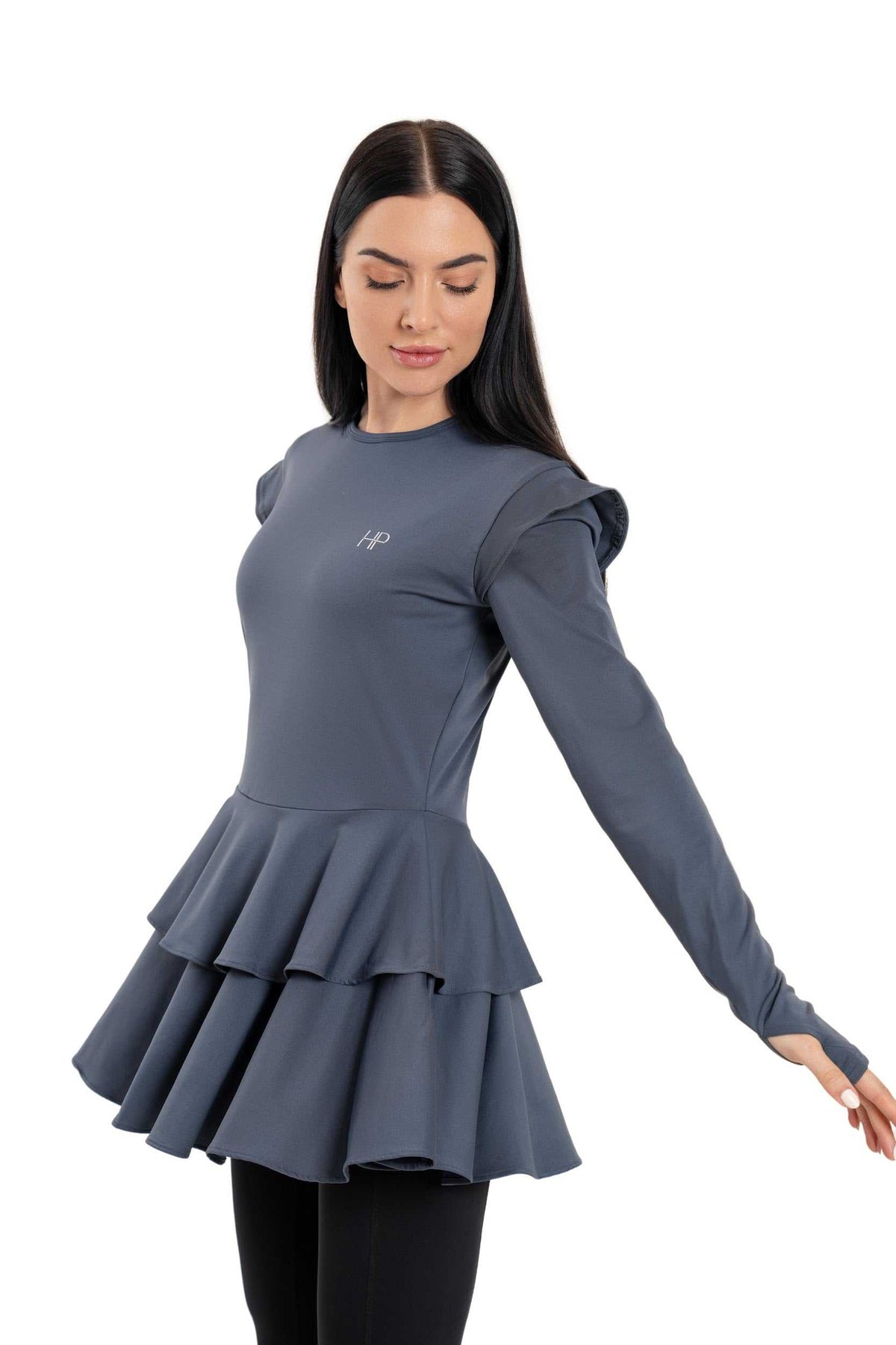 Double Skirt Long Top - Ayana