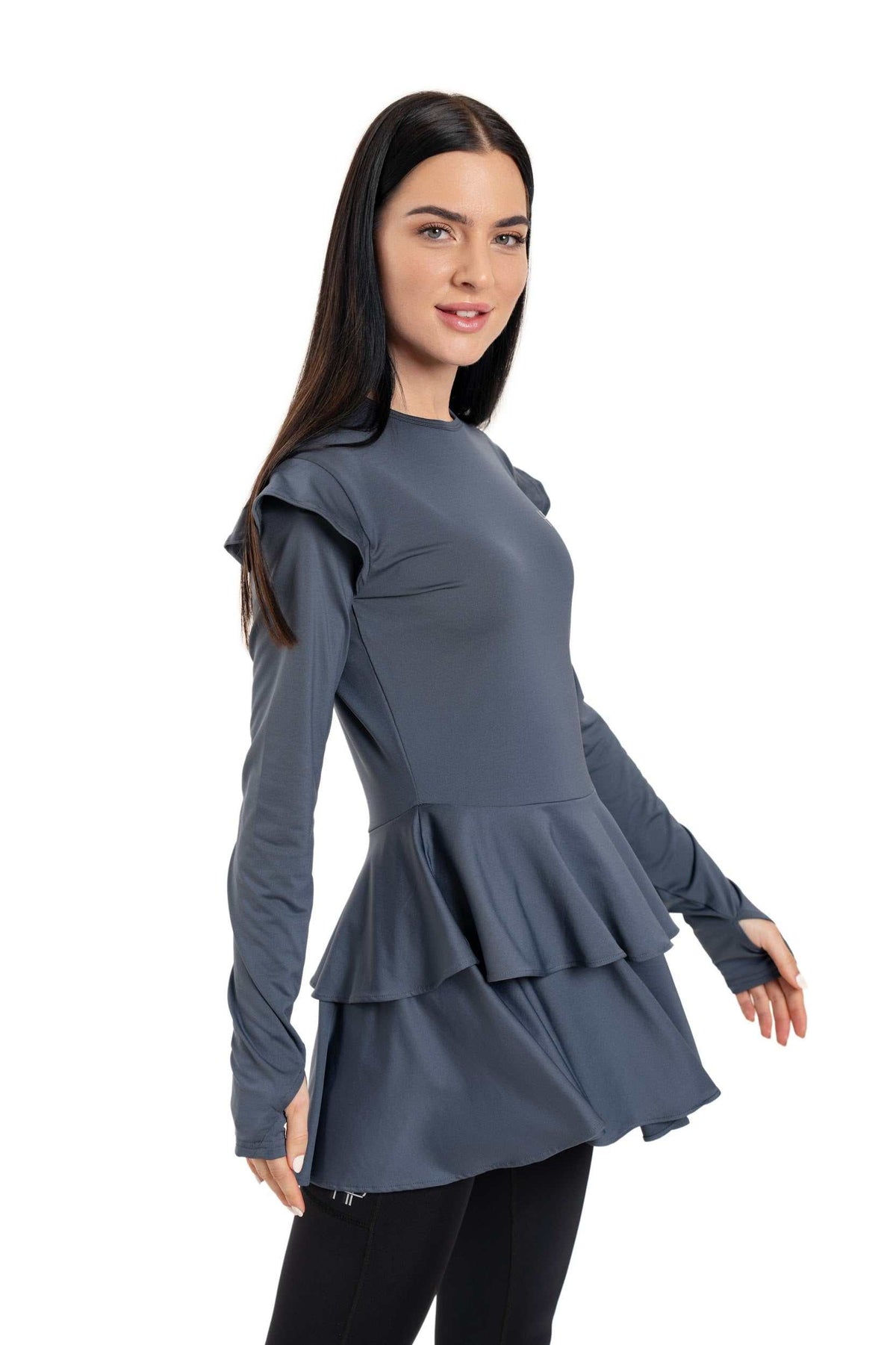 Double Skirt Long Top - Ayana