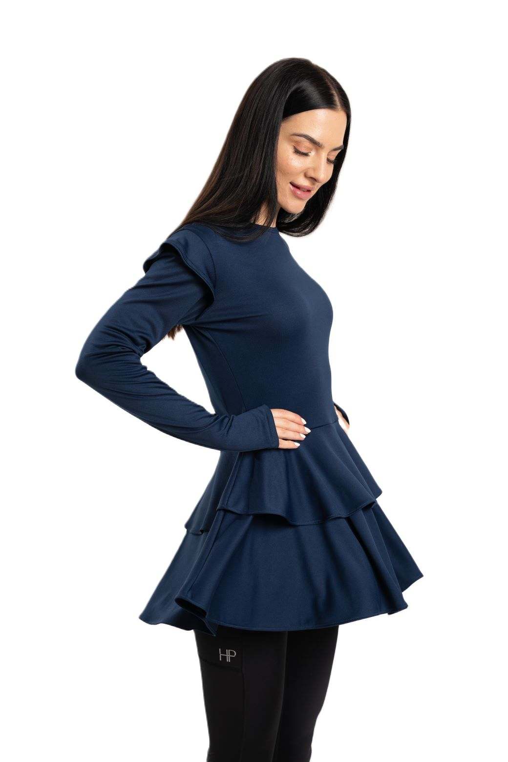 Double Skirt Long Top - Ayana