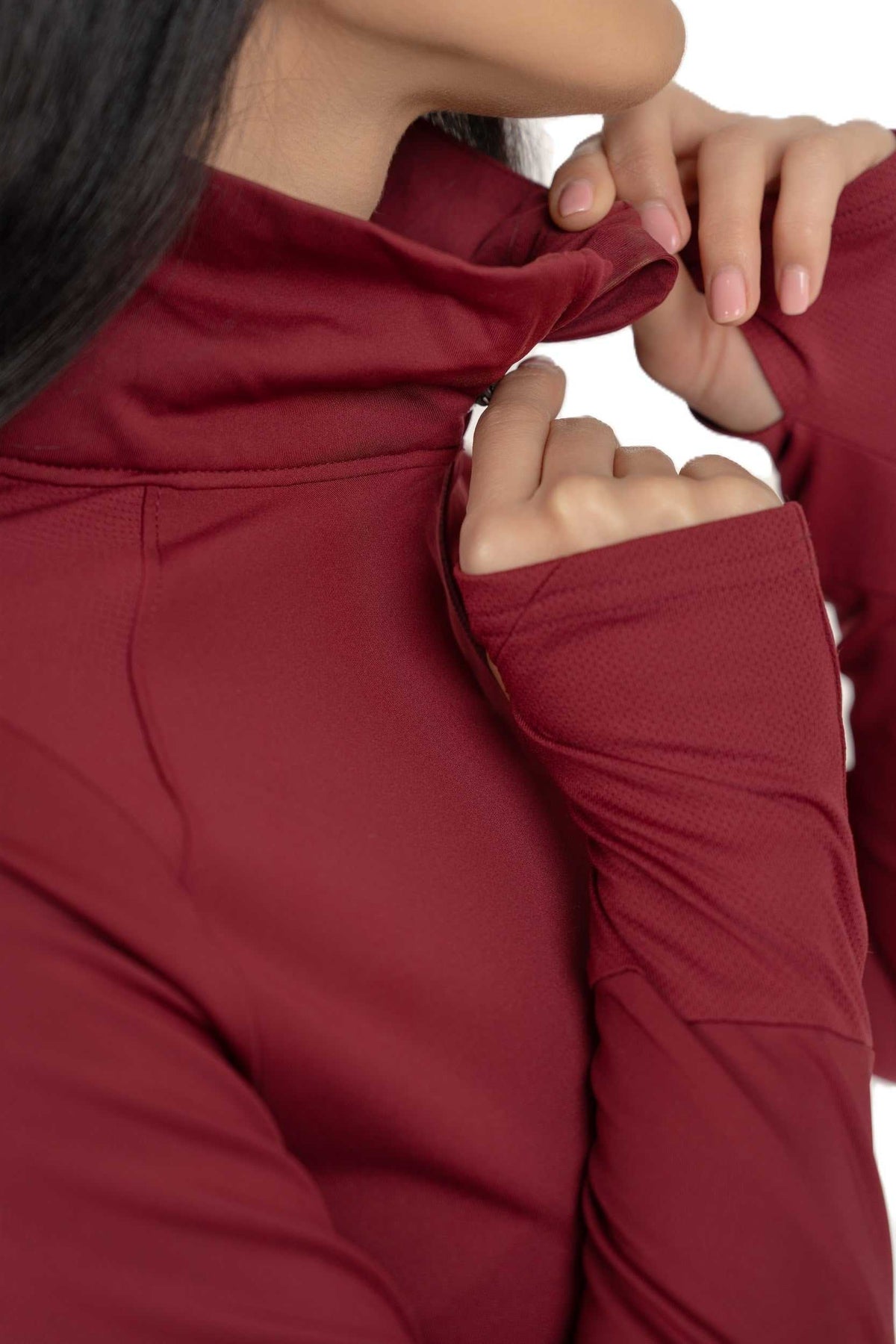 Nedia – Hip-Covering Zip Sports Jacket
