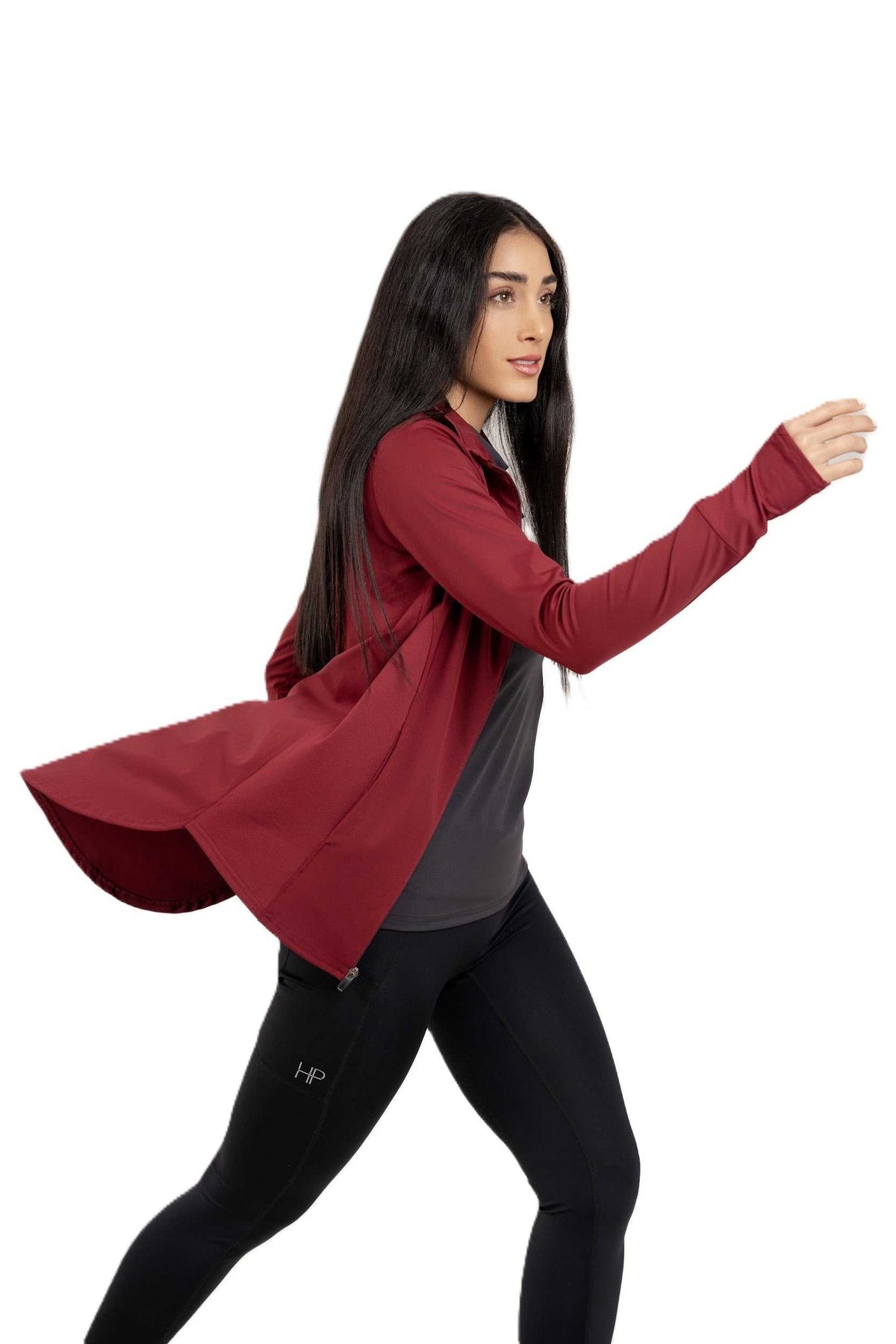 Nedia – Hip-Covering Zip Sports Jacket