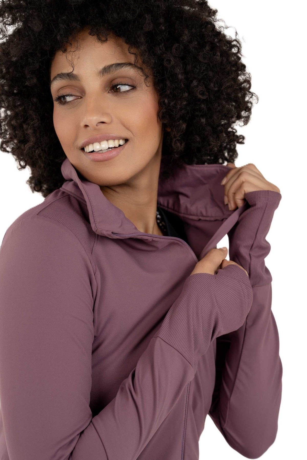 Nedia – Hip-Covering Zip Sports Jacket