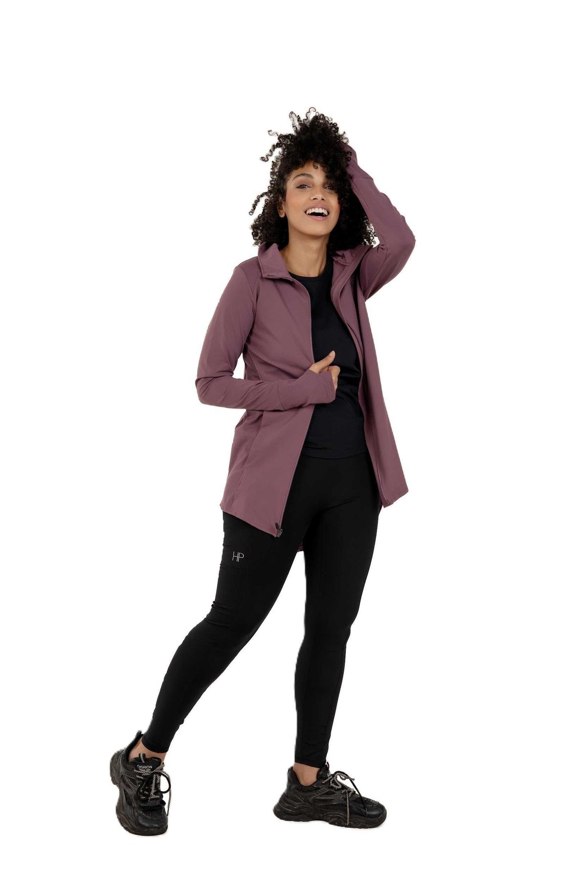 Nedia – Hip-Covering Zip Sports Jacket