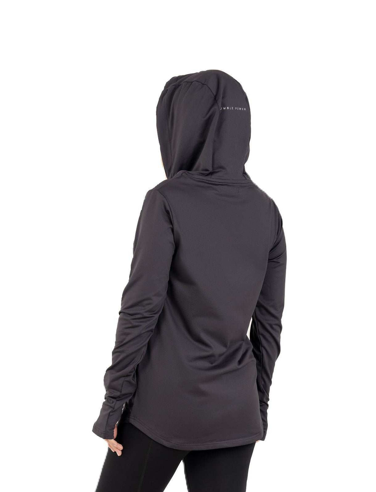 Dalya Fleece – Knot-Front Winter Hoodie