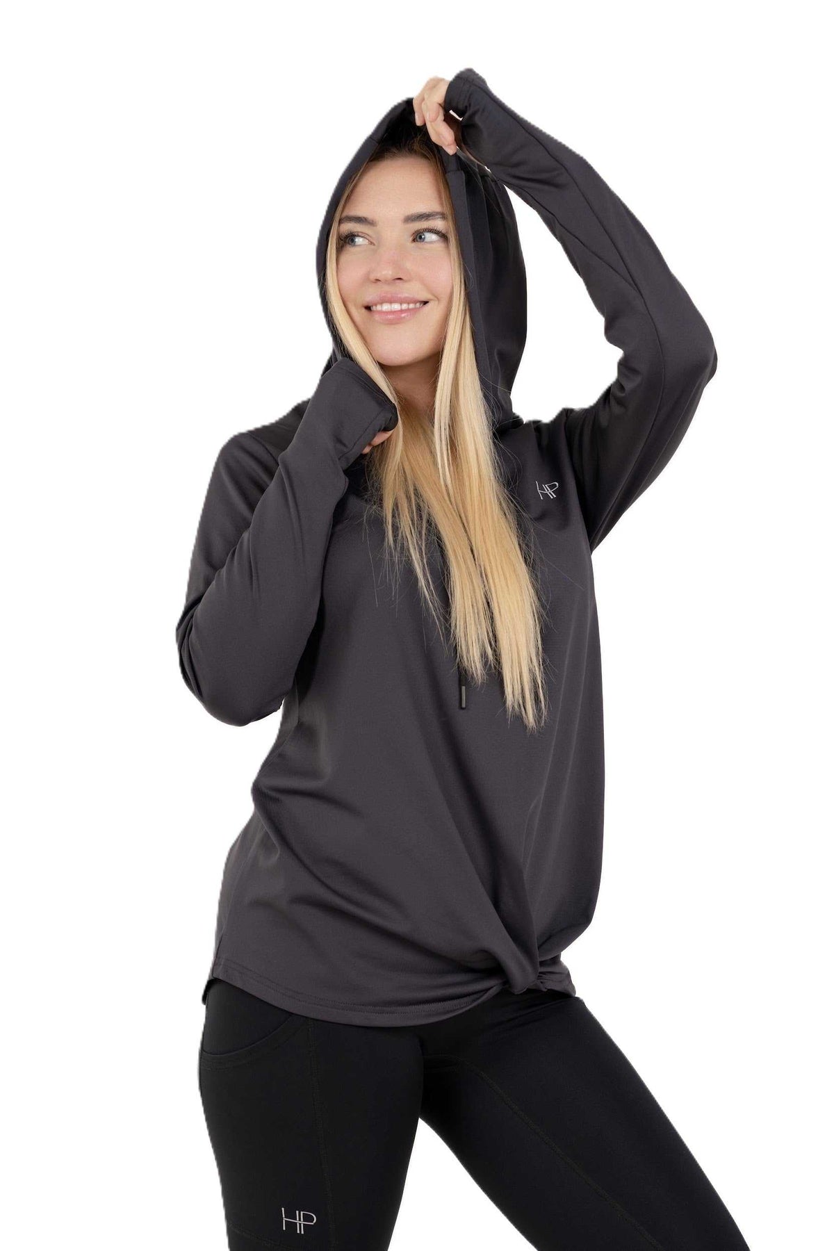 Dalya Fleece – Knot-Front Winter Hoodie