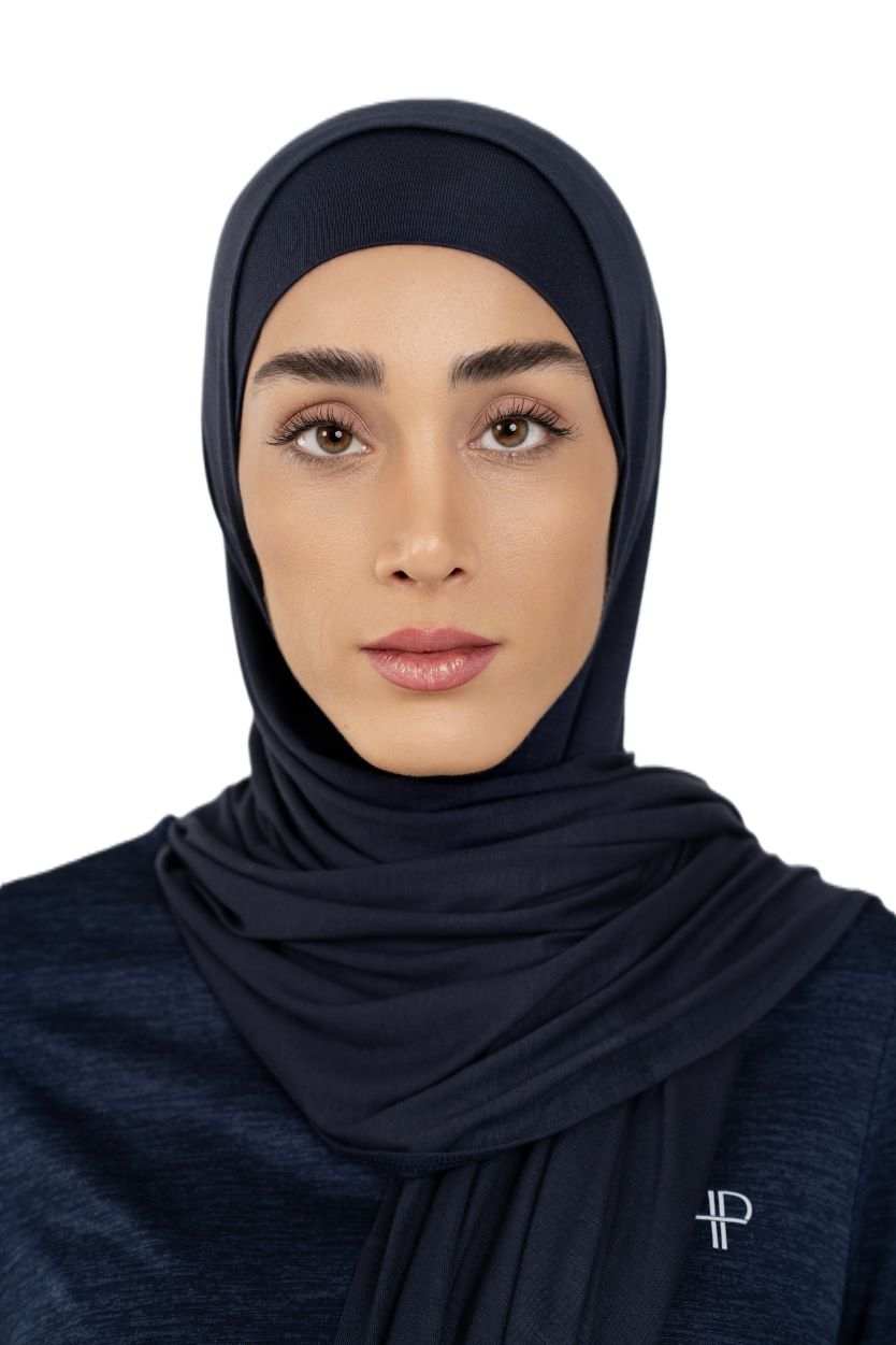خديجة – حجاب جيرسي جاهز بدون دبابيس، حجاب رياضي