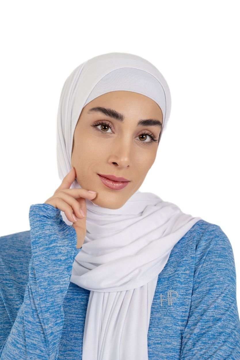 خديجة – حجاب جيرسي جاهز بدون دبابيس، حجاب رياضي