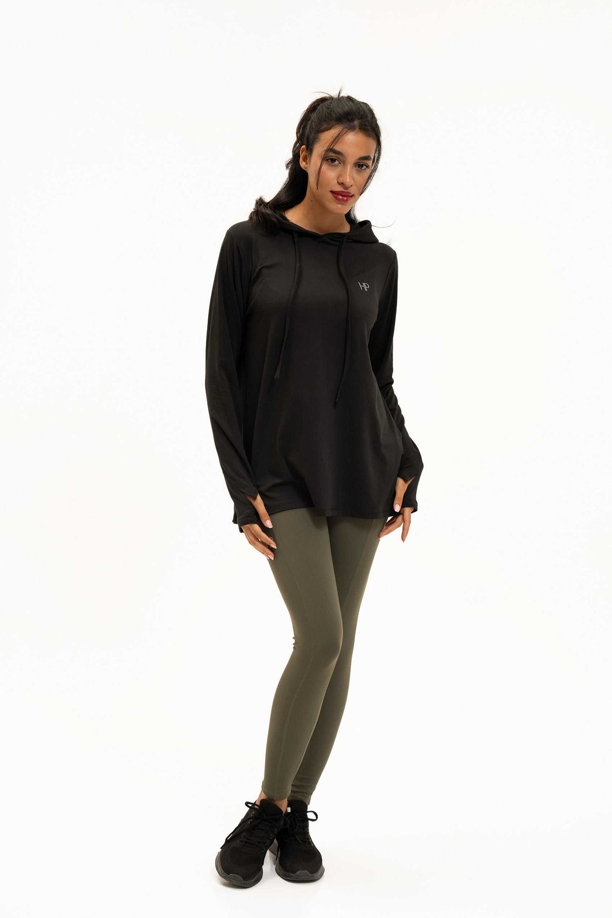 A-Line Hoodie with Back Design - Sherien