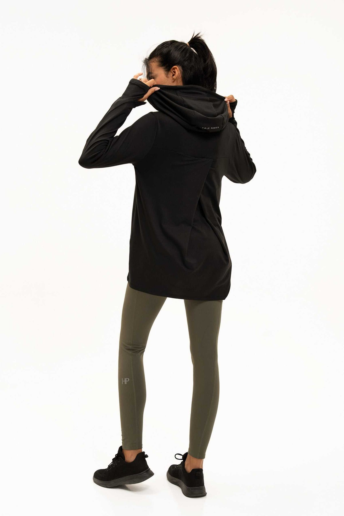 A-Line Hoodie with Back Design - Sherien