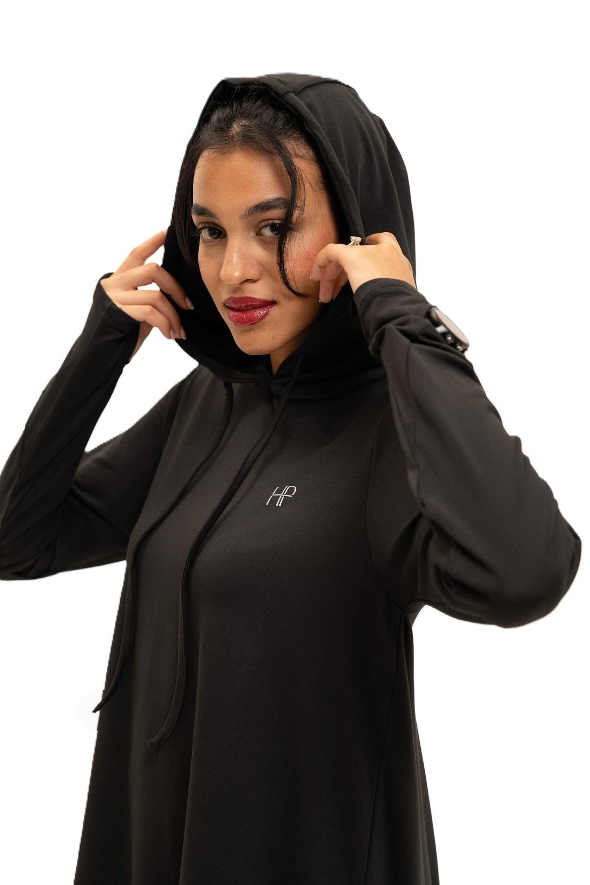 A-Line Hoodie with Back Design - Sherien