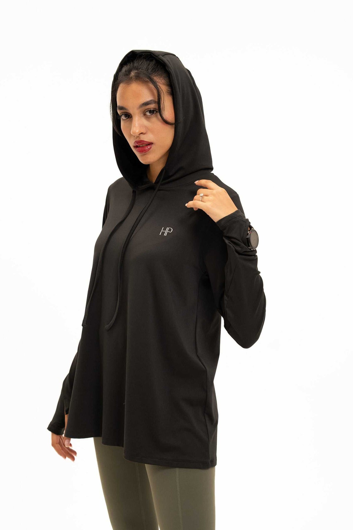 A-Line Hoodie with Back Design - Sherien