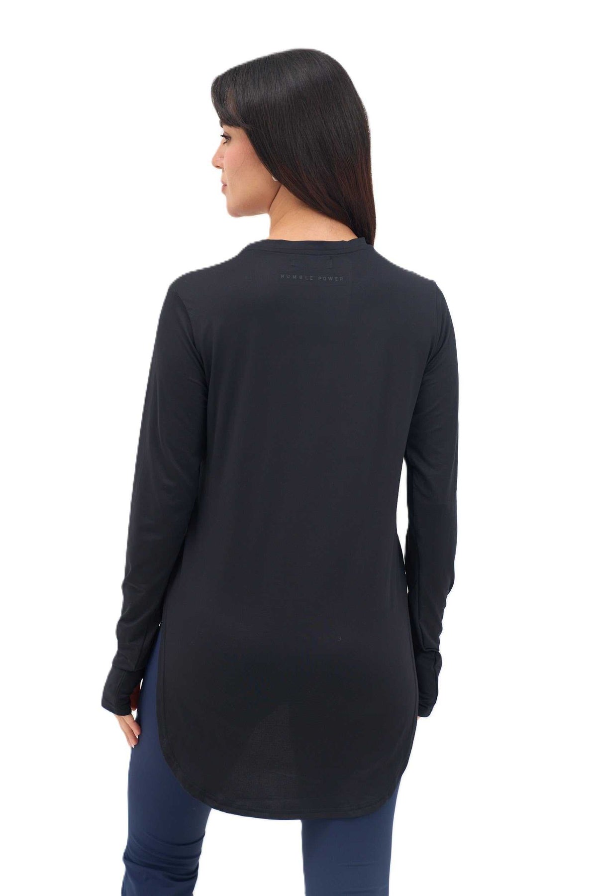 Classic Long Top in Lightweight fabric - Hind