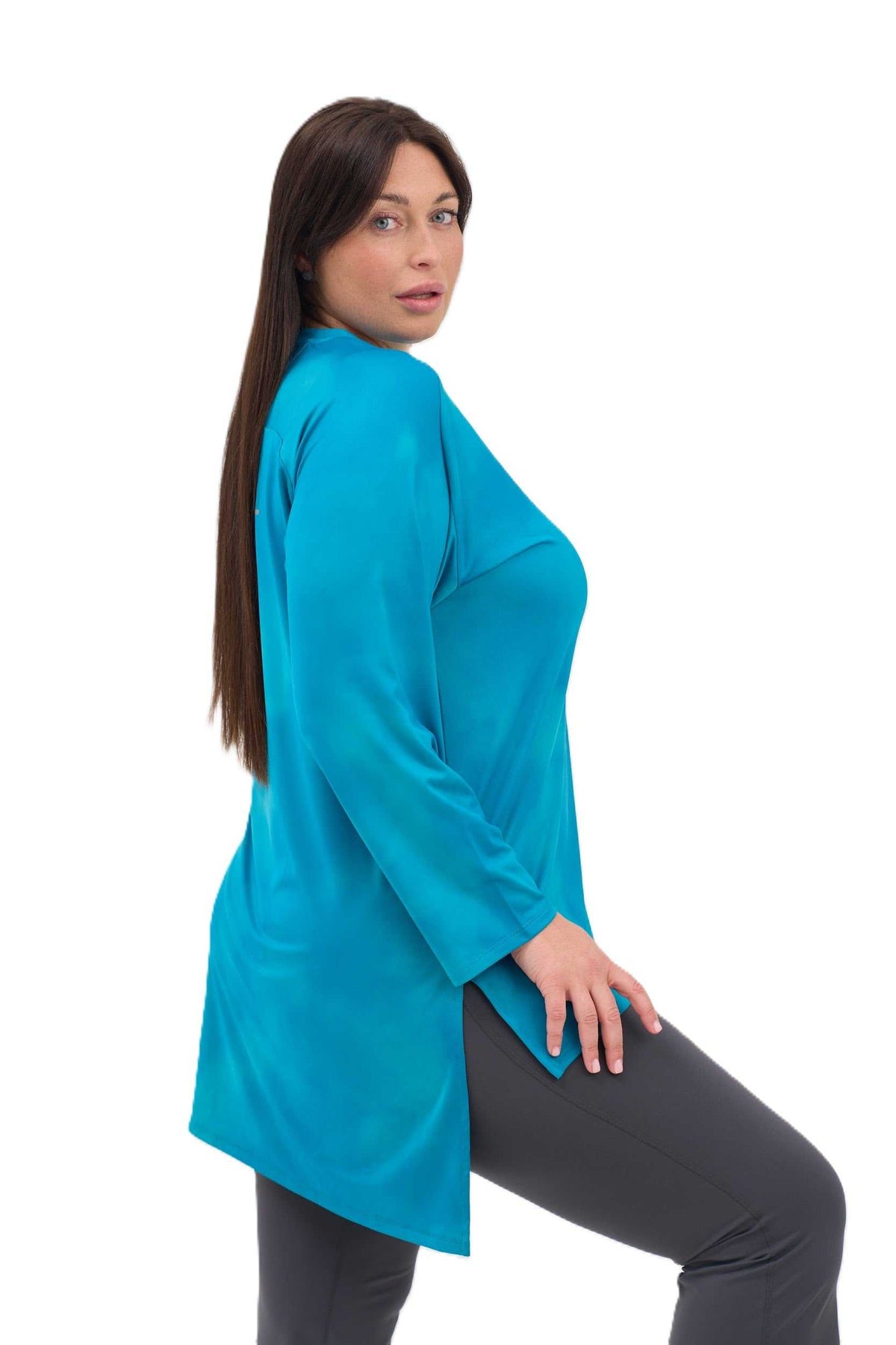 Modest Fit with Split Hem - Lubna Plus