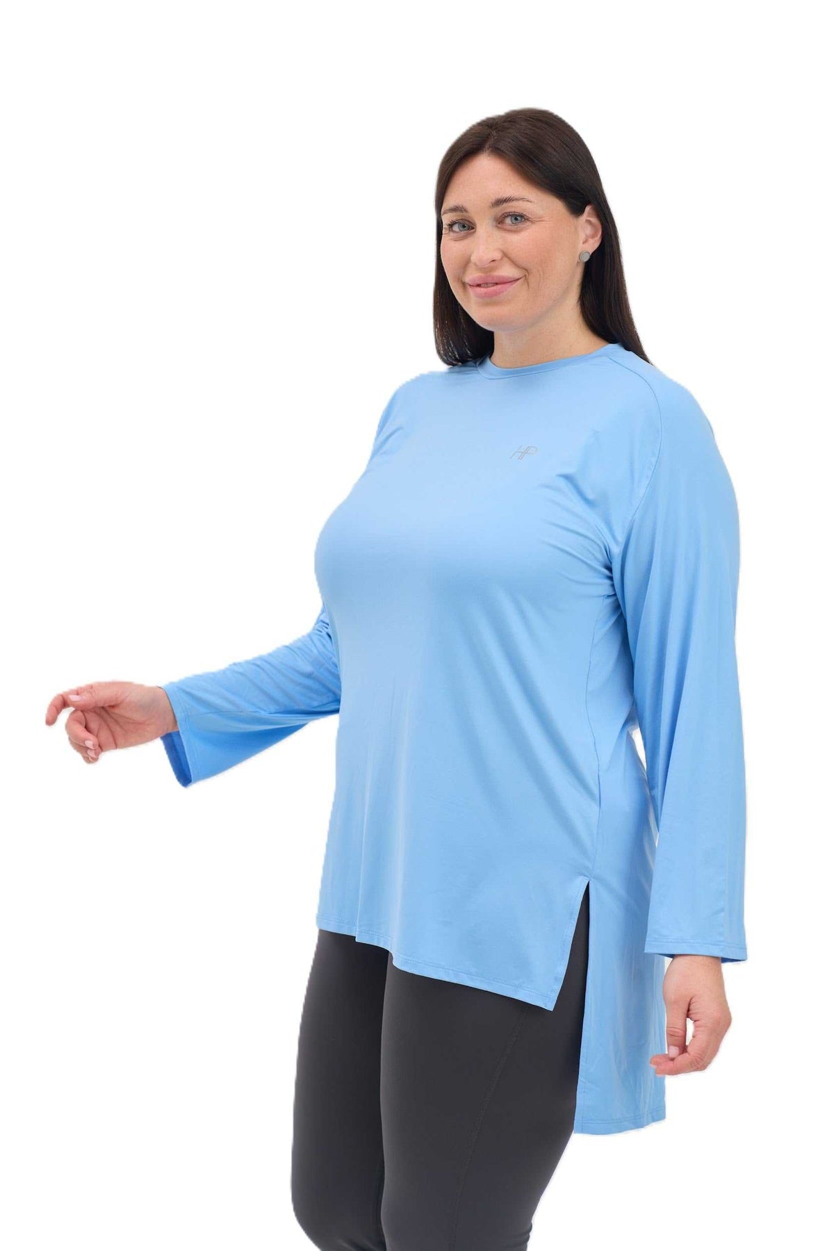 Modest Fit with Split Hem - Lubna Plus
