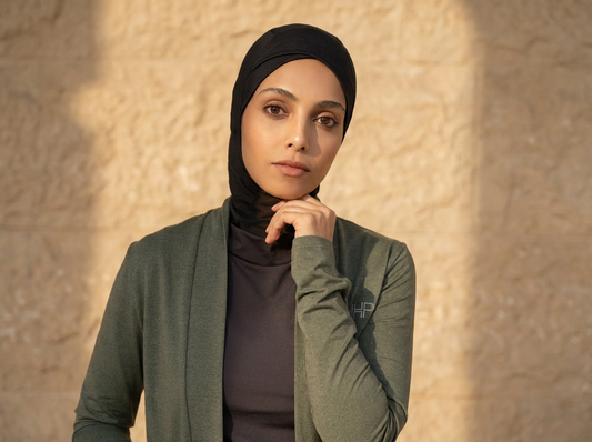 Performance Easy Hijab - Fatima with mesh