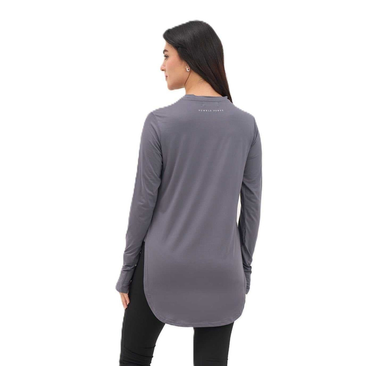 Classic Long Top in Lightweight fabric - Hind