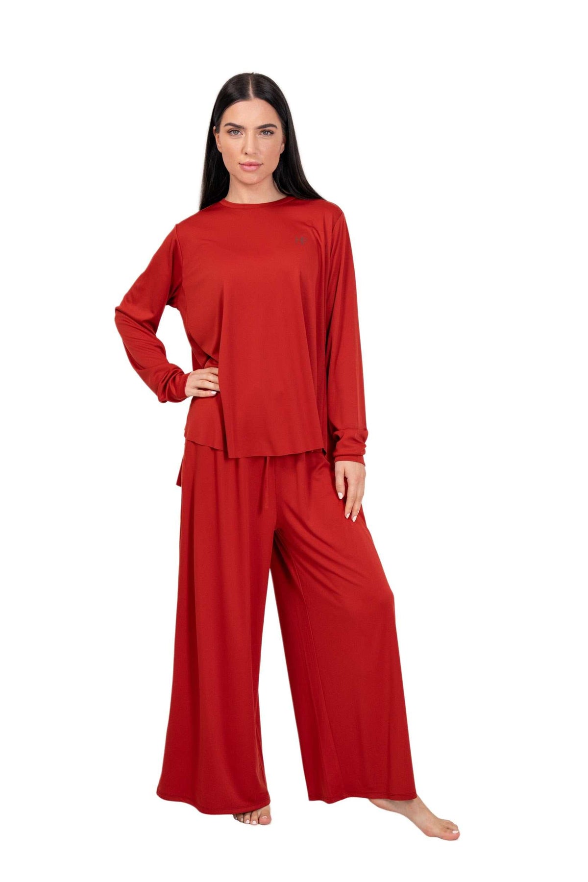 Siena Set – Oversized Shirt & Flowy Pants, Modest Co-ord