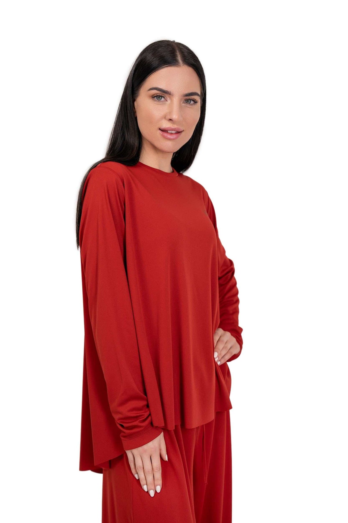 Siena Set – Oversized Shirt & Flowy Pants, Modest Co-ord