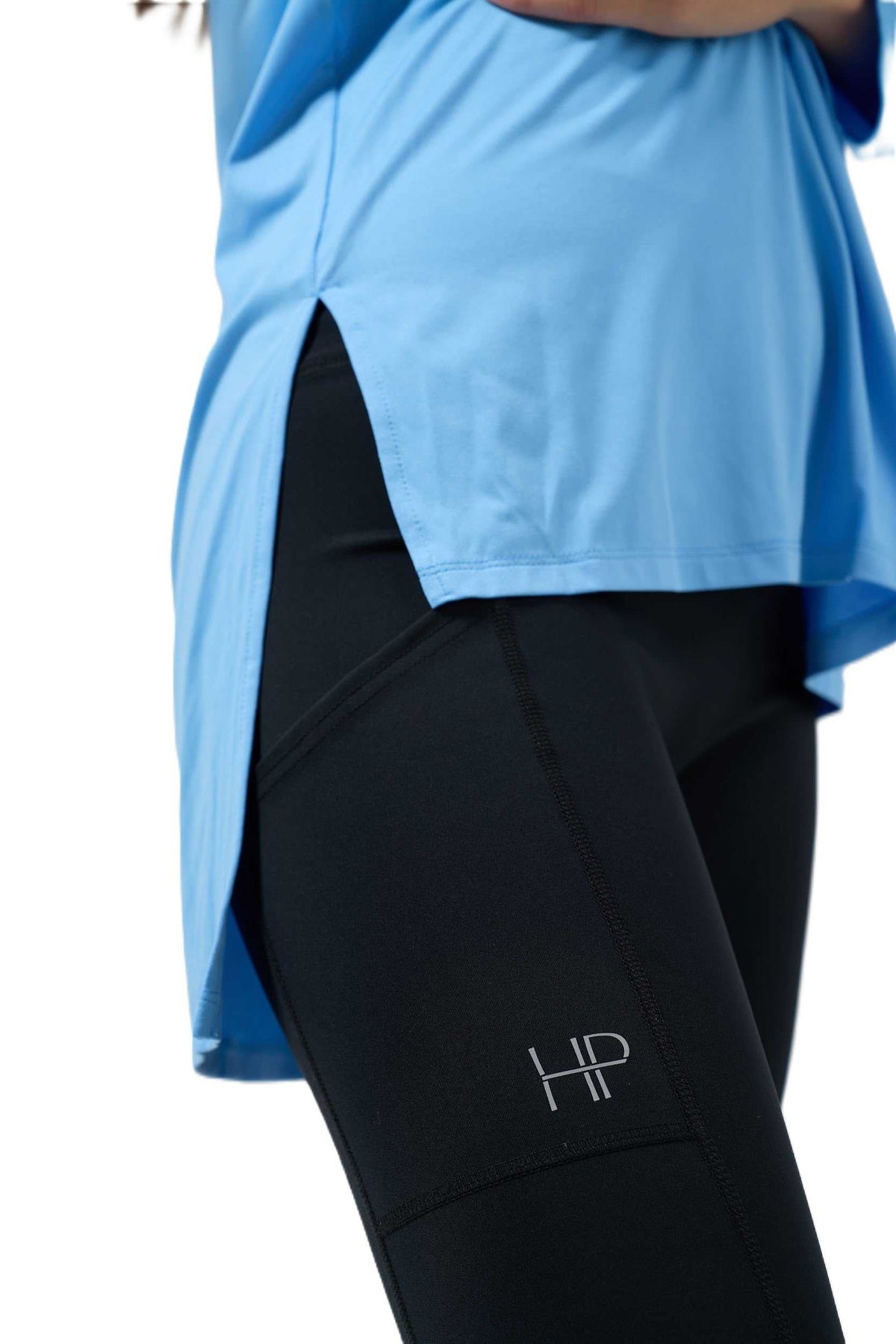 Lubna – Long Modest Sports Top with Split Hem