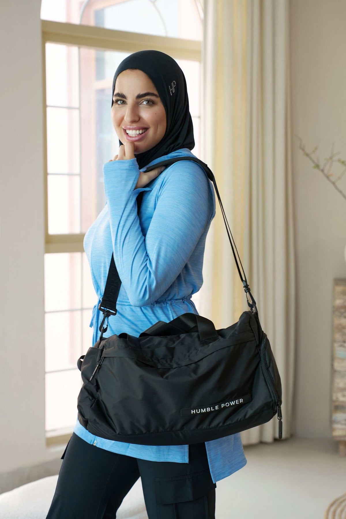 Hoodie Zipper Jacket with Waistband - Mehreen