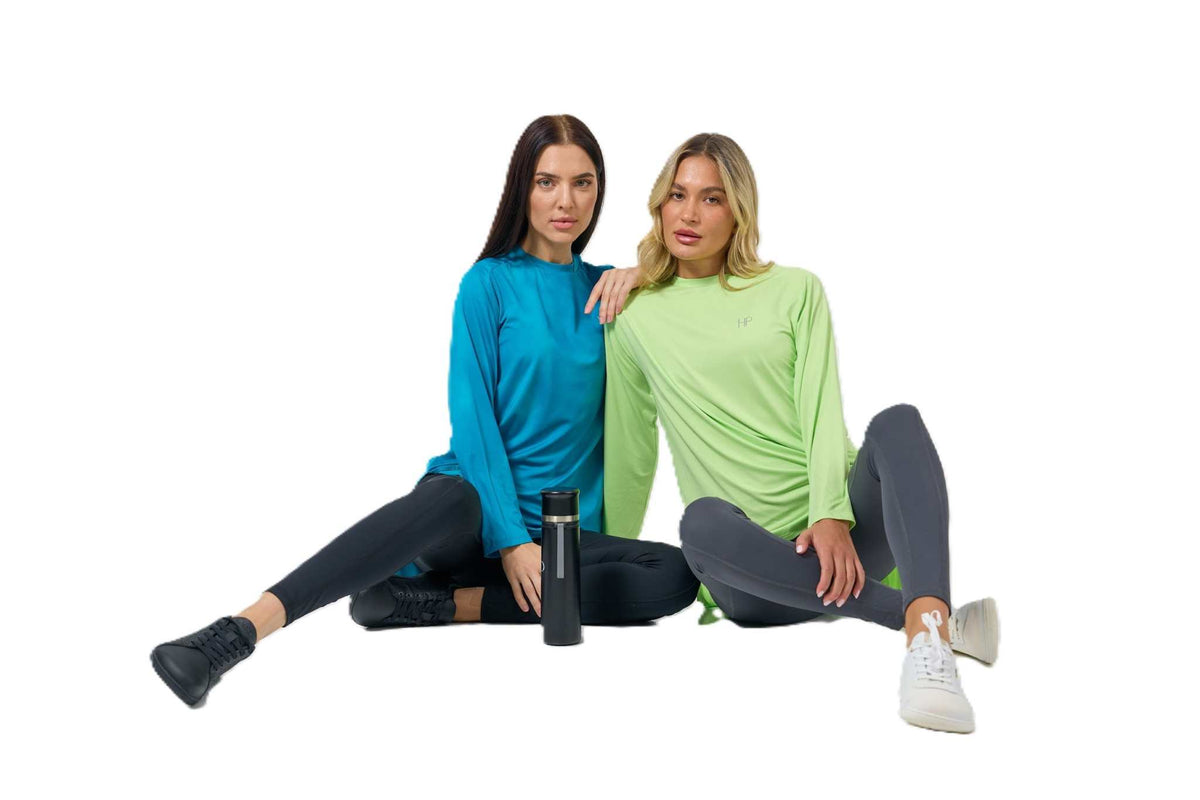 Lubna – Long Modest Sports Top with Split Hem