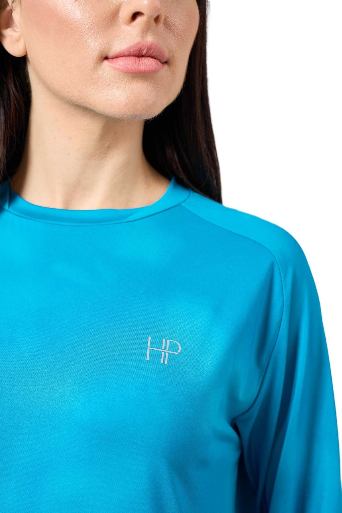 Lubna – Long Modest Sports Top with Split Hem