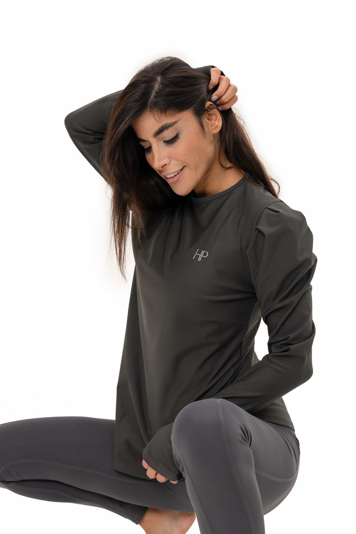 Yara Fleece – Puff-Shoulder Long Sleeve Winter Top