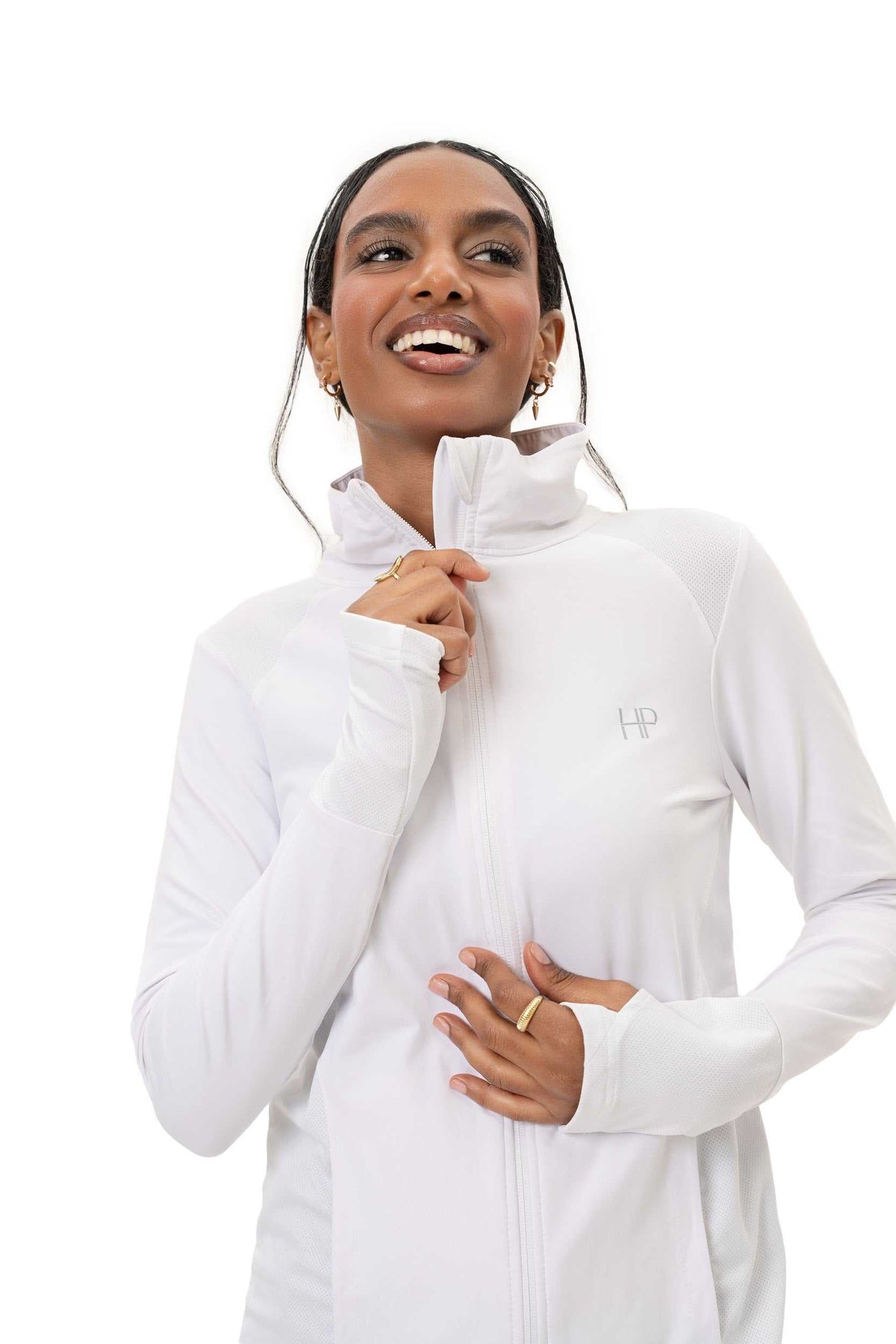 Nedia – Hip-Covering Zip Sports Jacket