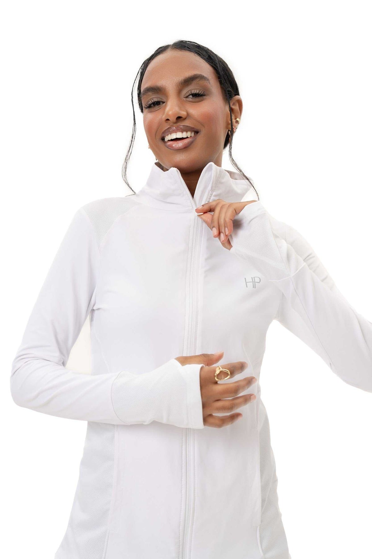 Nedia – Hip-Covering Zip Sports Jacket