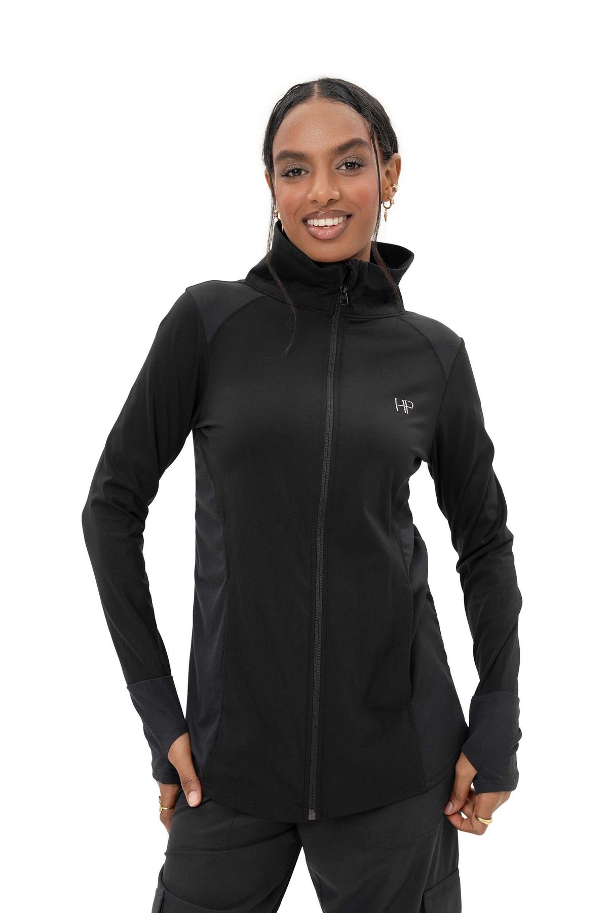 Nedia – Hip-Covering Zip Sports Jacket