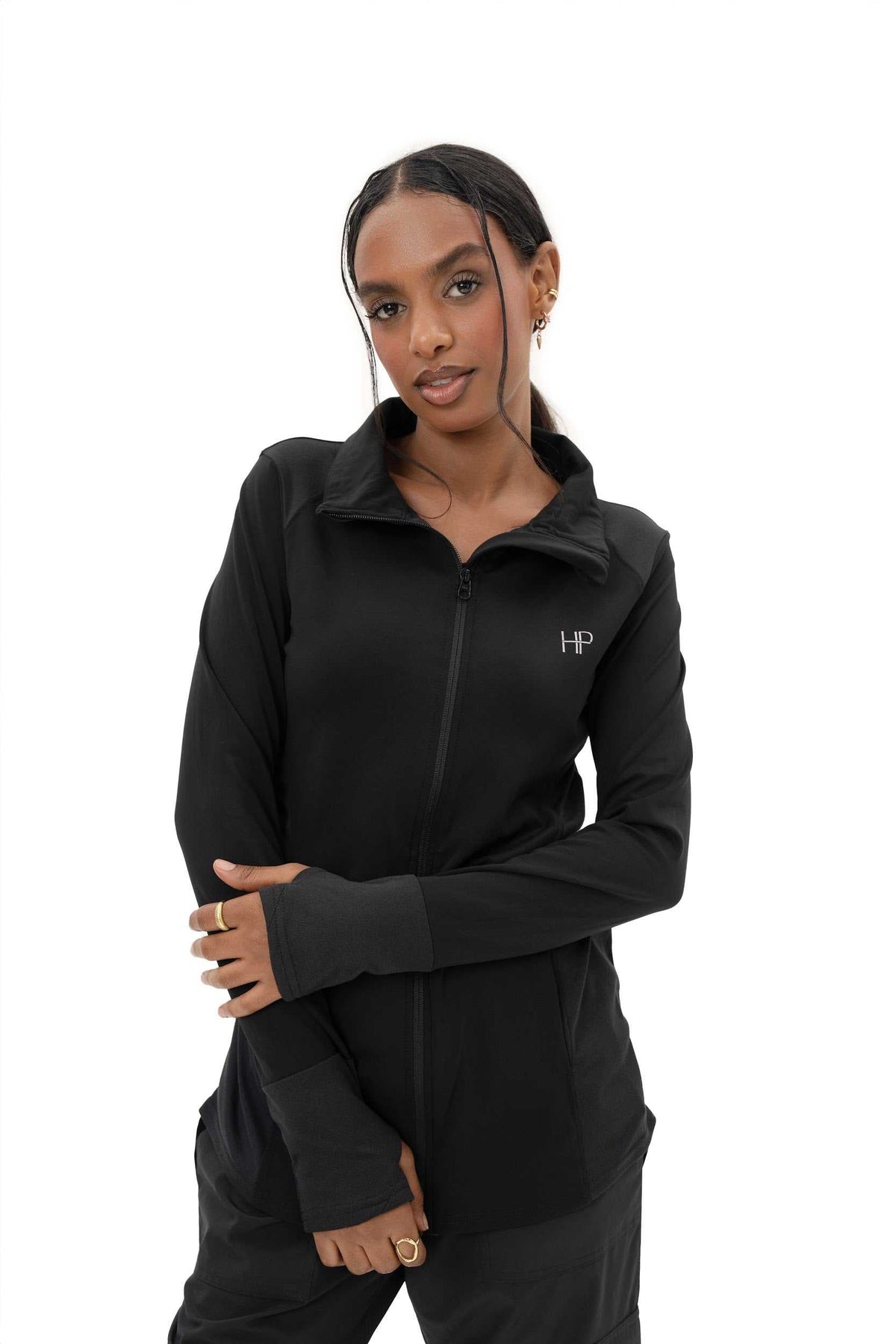 Nedia – Hip-Covering Zip Sports Jacket