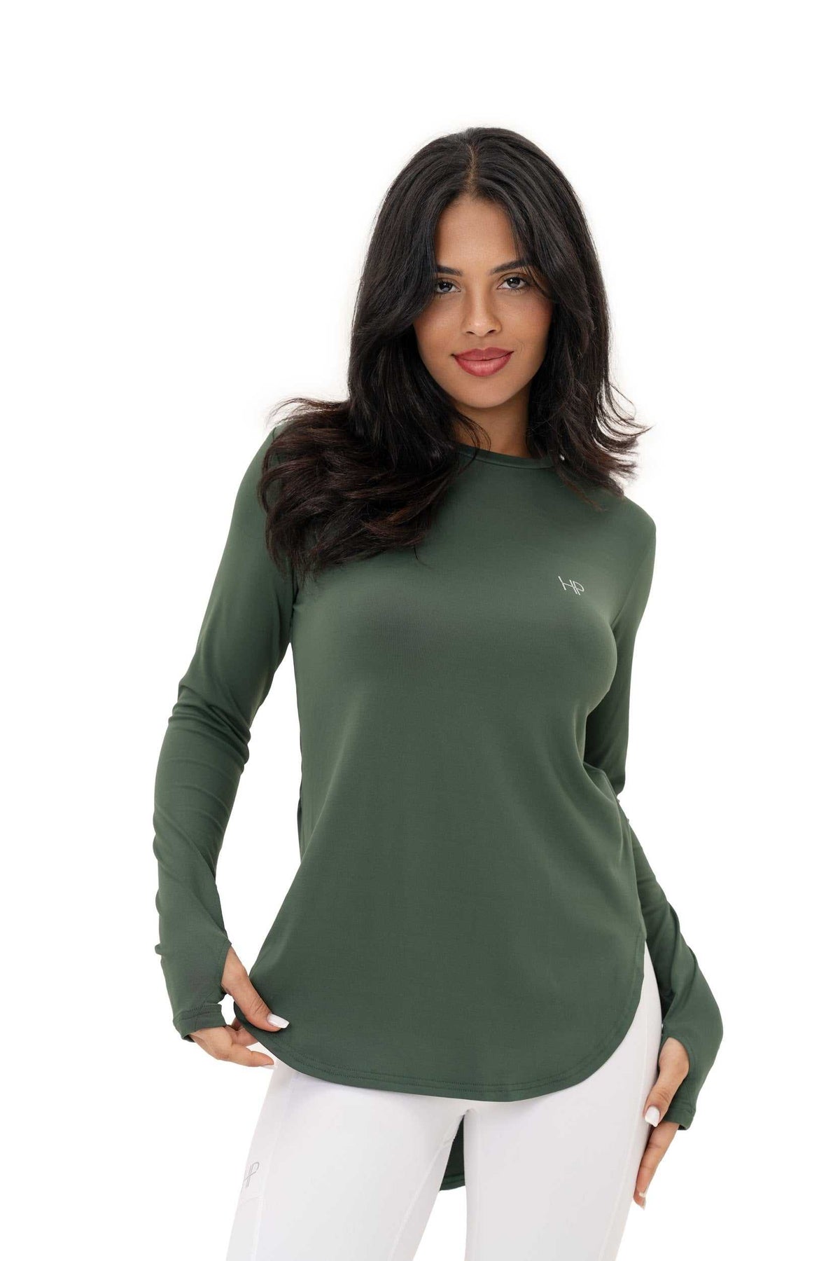 Classic Long Top in Lightweight fabric - Hind
