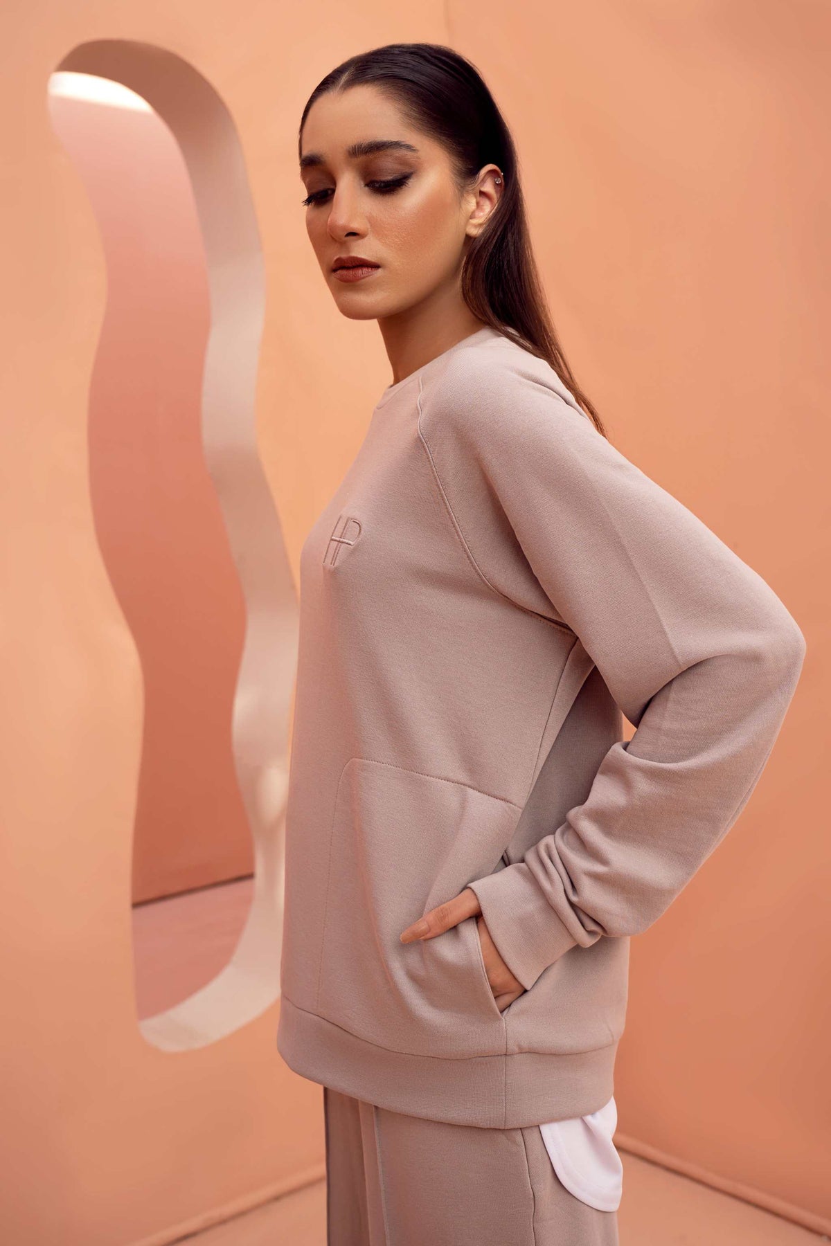 Long Sleeves Terry Top - Lana